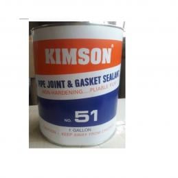 SKI - สกี จำหน่ายสินค้าหลากหลาย และคุณภาพดี | KIMSON น้ำยาทาเกลียวท่อแป๊ป 1 Ib (1 gal) #PG51-10